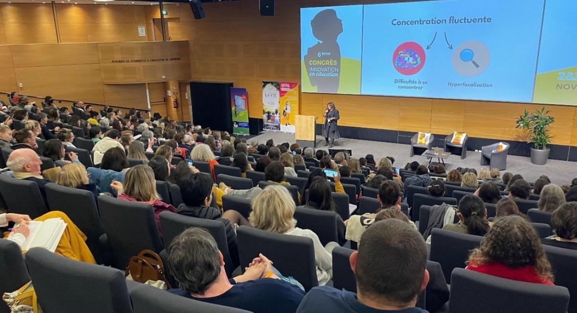 Catherine Testa en conférence sur le TDAH