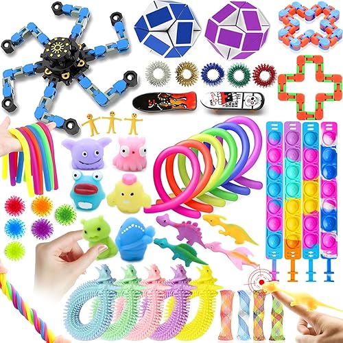 Coffret de 50 fidgets, set découverte TDAH