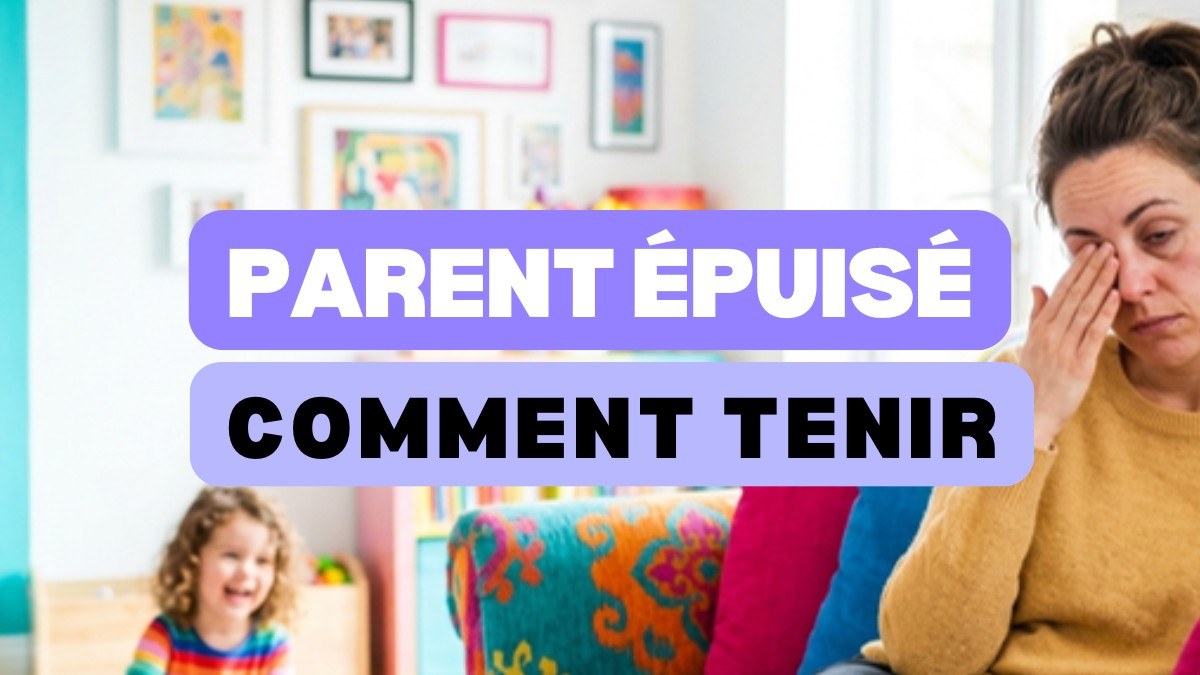 Parent épuisé par un enfant TDAH