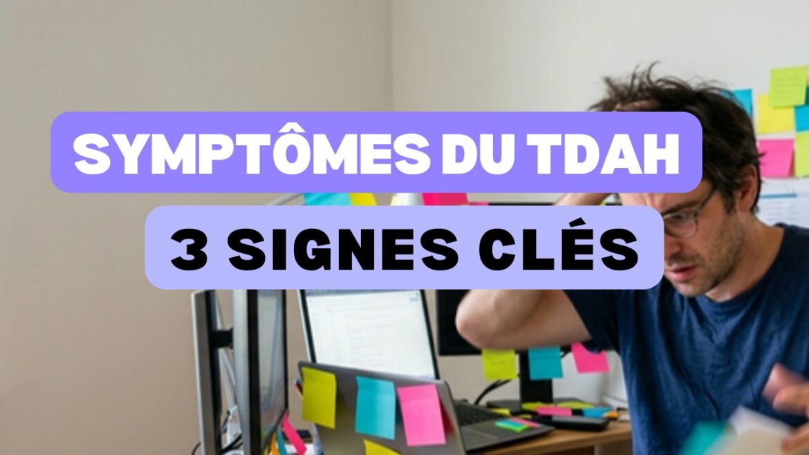 Symptômes du TDAH : inattention, hyperactivité, impulsivité